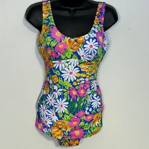 Vintage 1960's Sea Queen one piece swimsuit